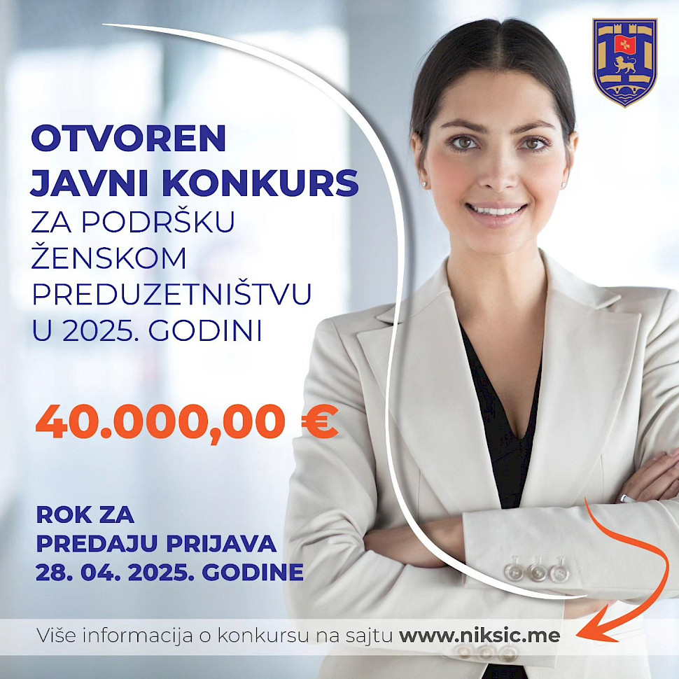 40.000€ za žensko preduzetništvo u Nikšiću